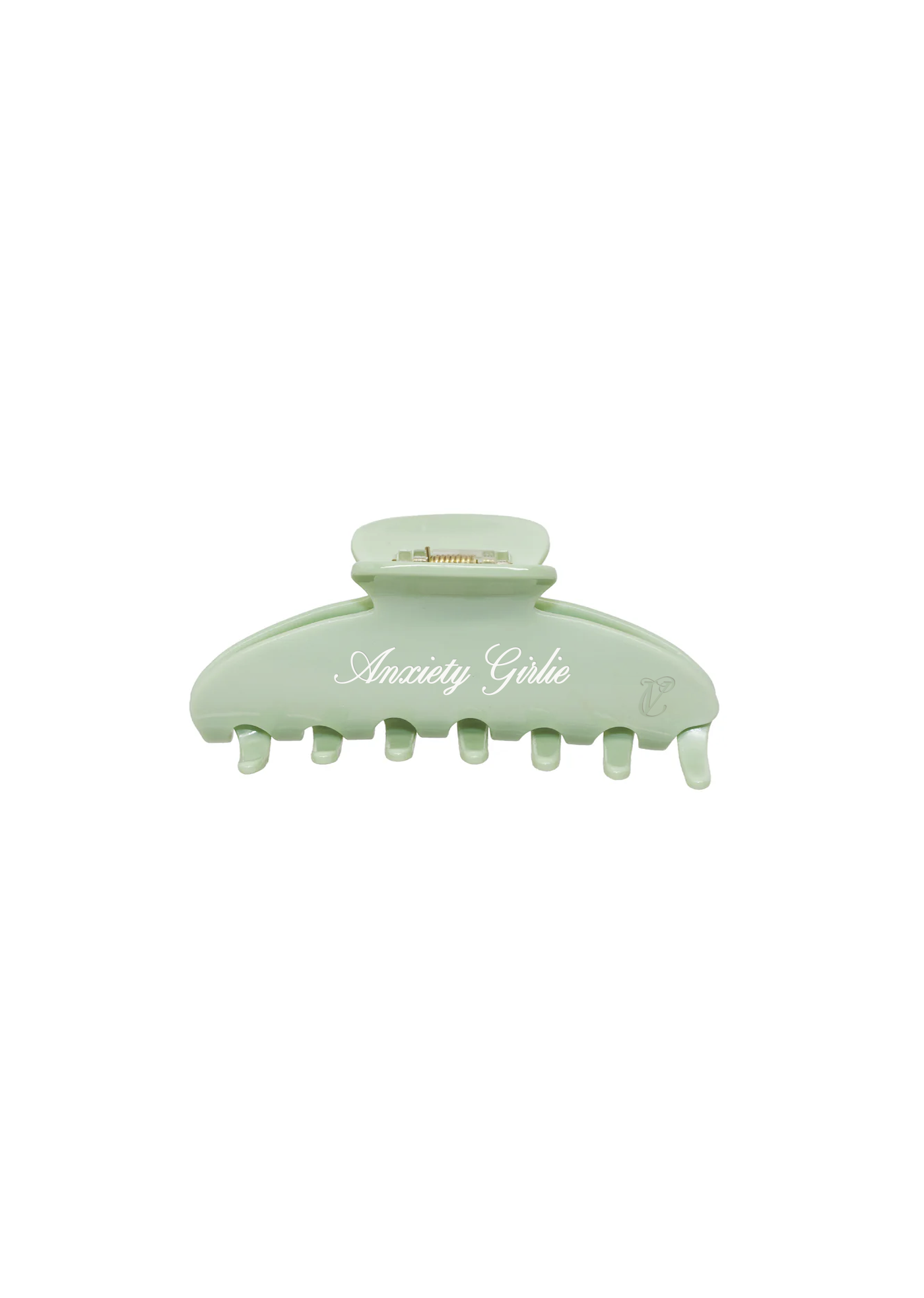 Anxiety Girlie Claw Clip - Pistachio - Cloud & Victory