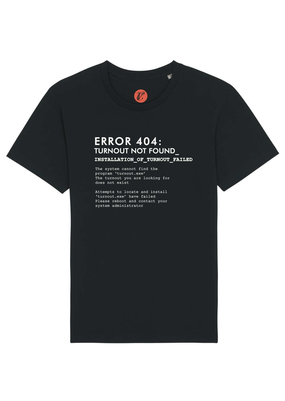 The Turnout Error 404 Tee - Unisex - Cloud & Victory