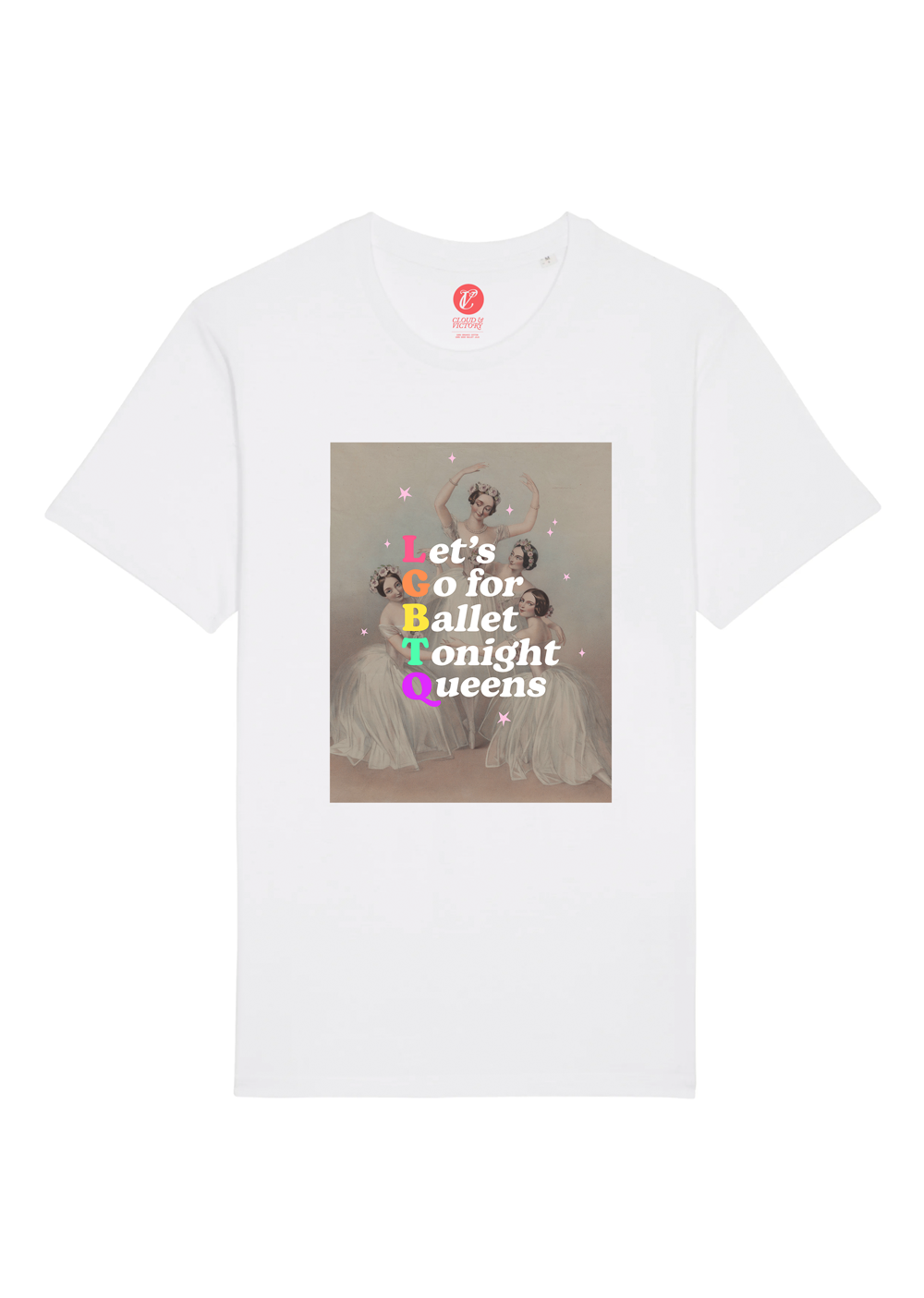 Let's Go For Ballet Tonight Queens Tee - Cloud & Victory
