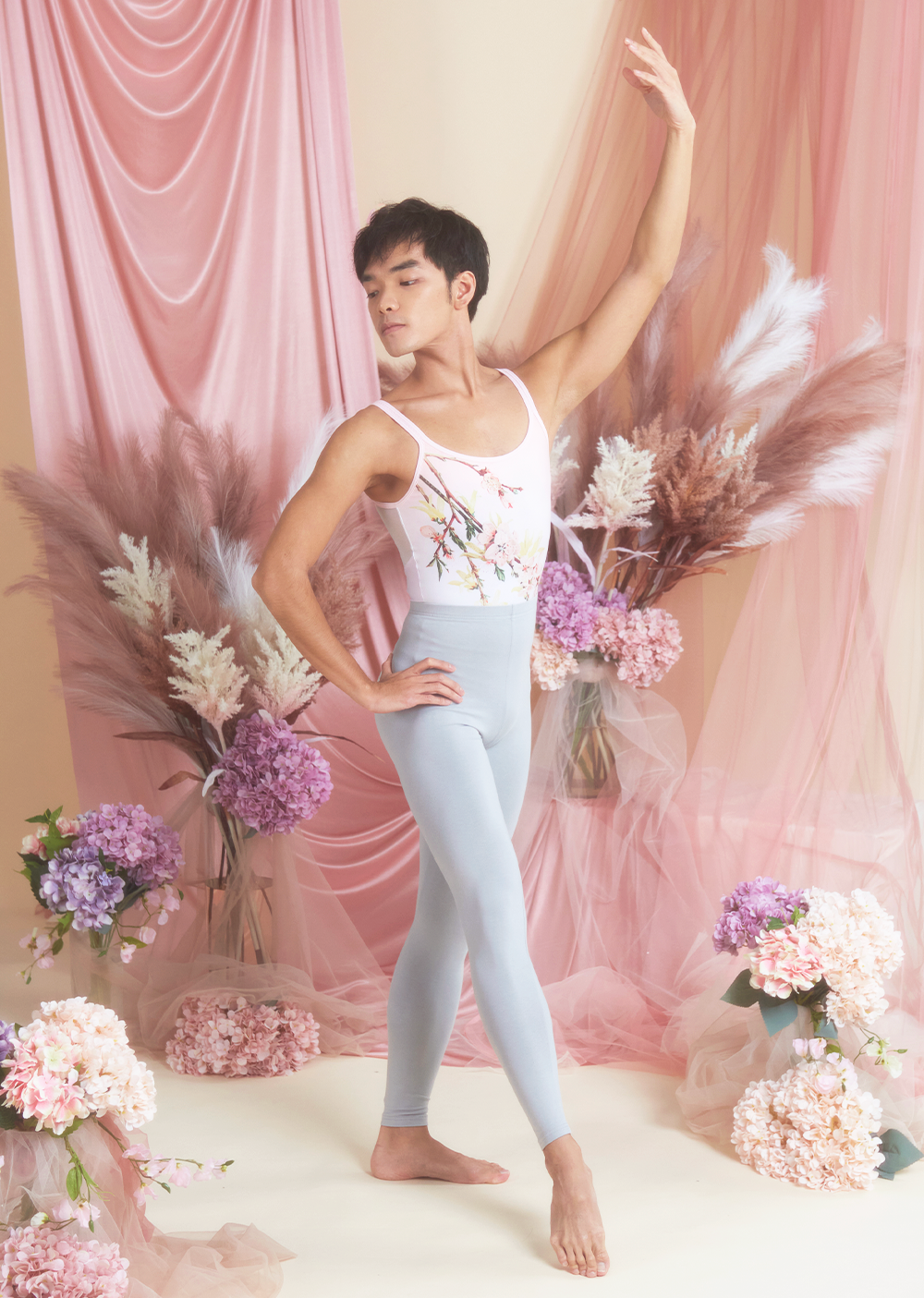 The Almond Blossom Leotard - Cloud & Victory