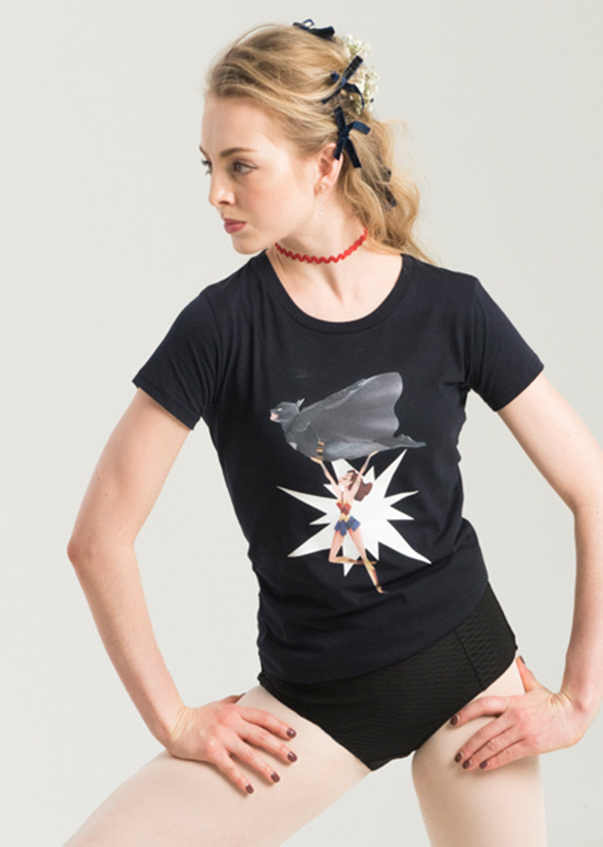 The Wonderina Tee - Ethical dancewear and ballet clothing by Cloud and Victory