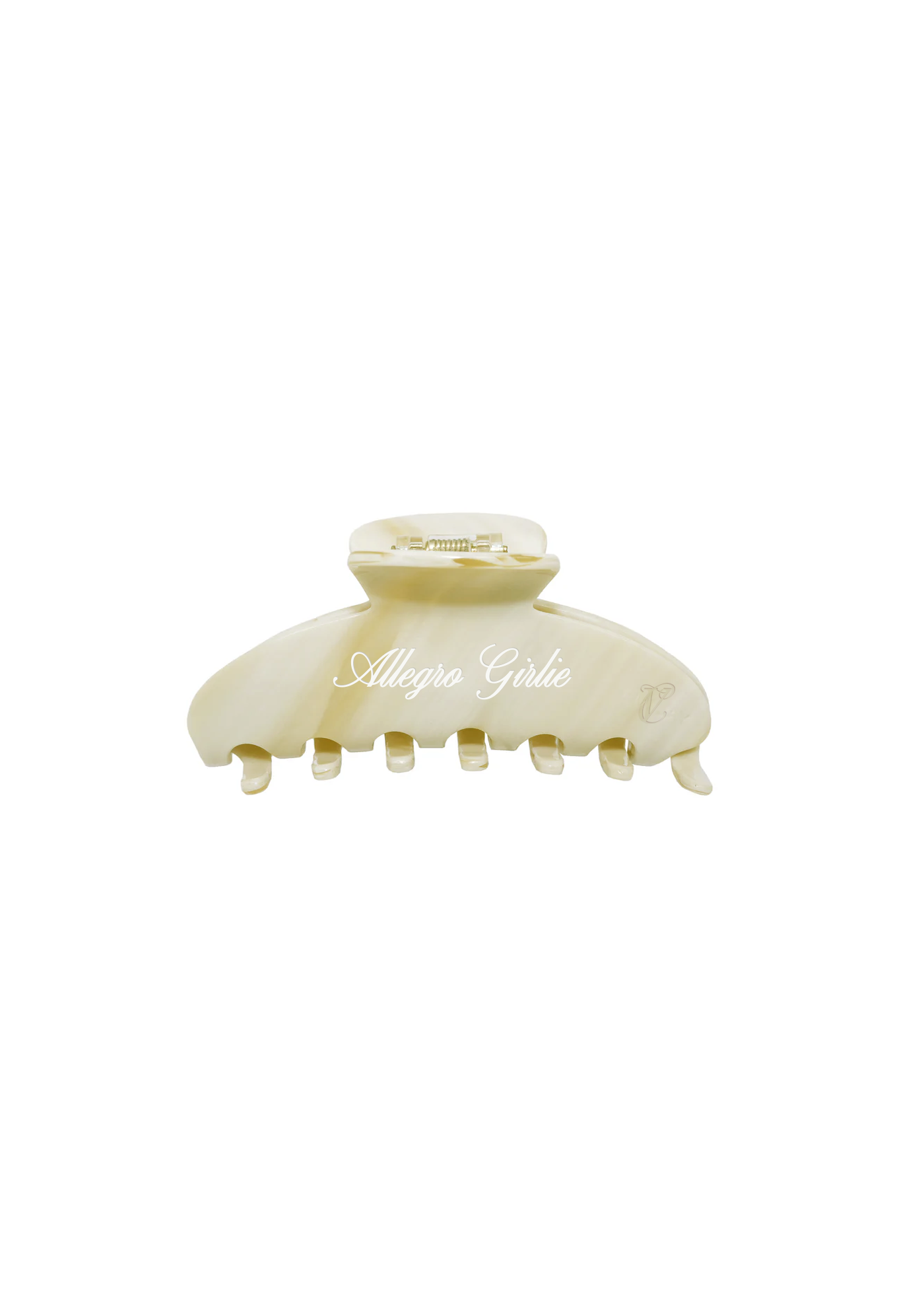 Allegro Girlie Claw Clip - Coconut Cream - Cloud & Victory