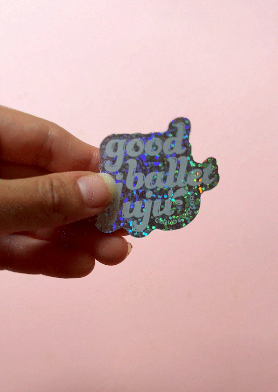 Good Ballet Juju Sticker - Holiday Holograph Edition - Cloud & Victory