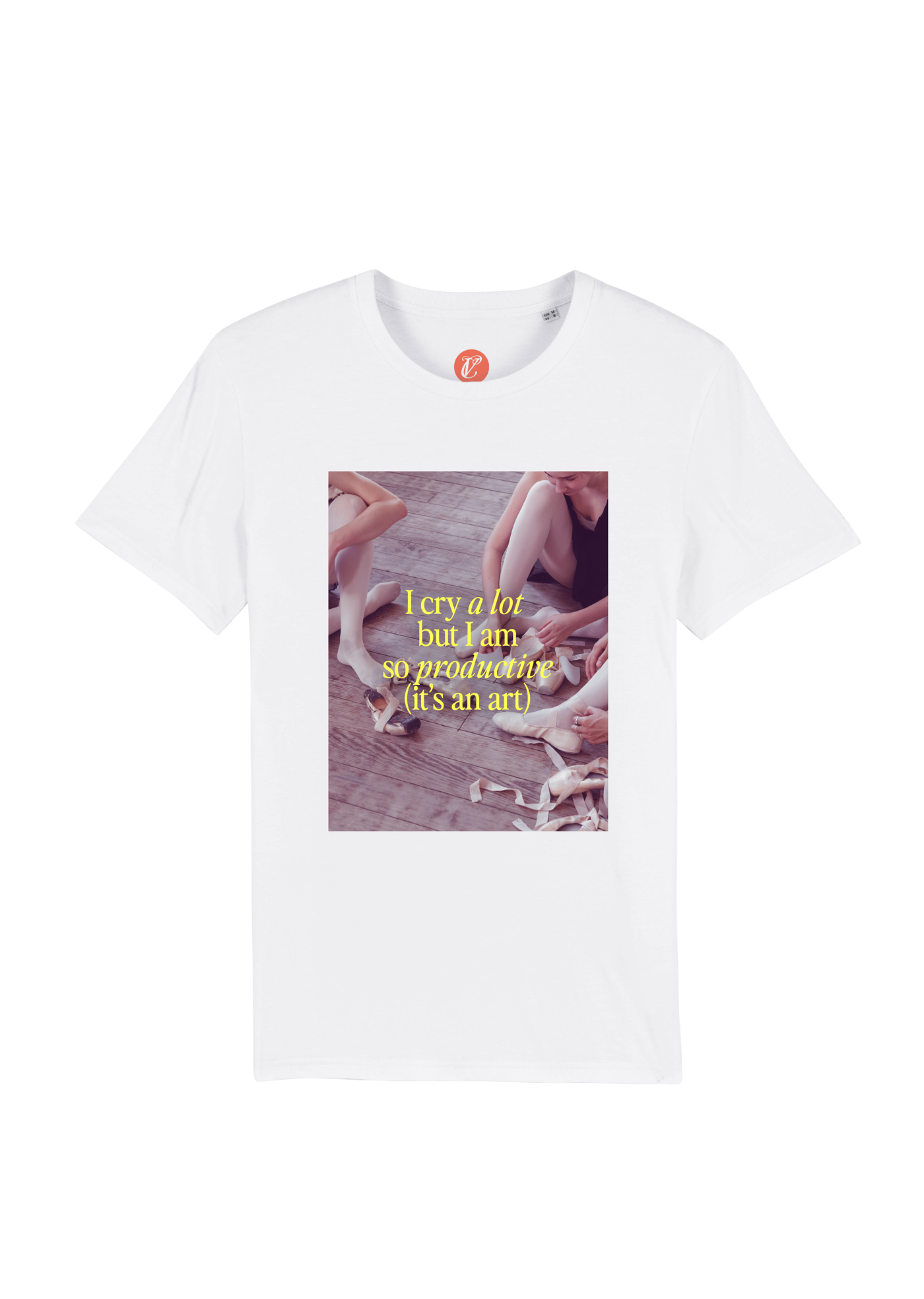 I Cry Alot But I Am So Productive Tee - Unisex - Cloud & Victory