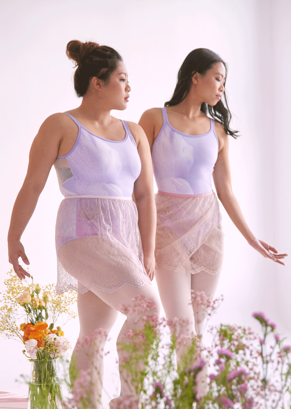 The Dream Petal Leotard - Cloud & Victory