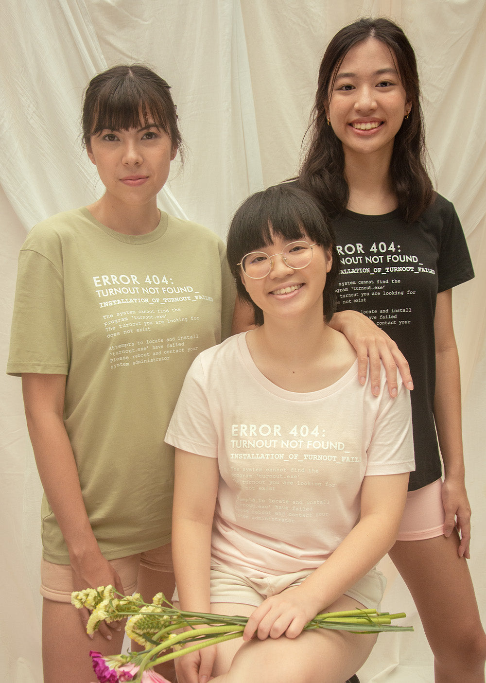 The Turnout Error 404 Unisex Tee - Cloud & Victory