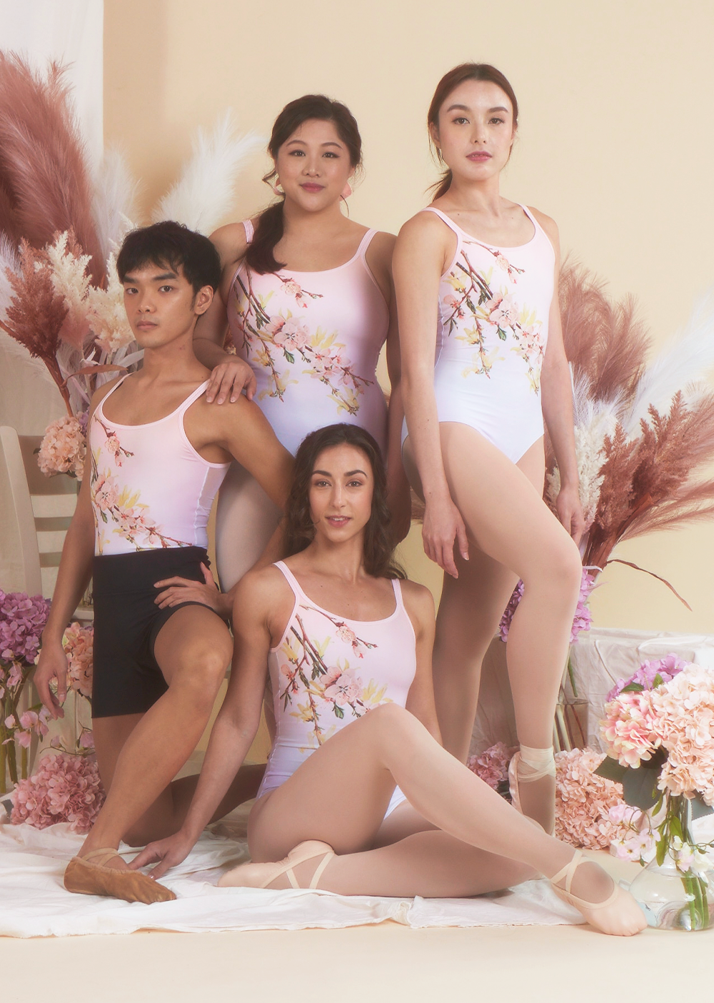 The Almond Blossom Leotard - Cloud & Victory