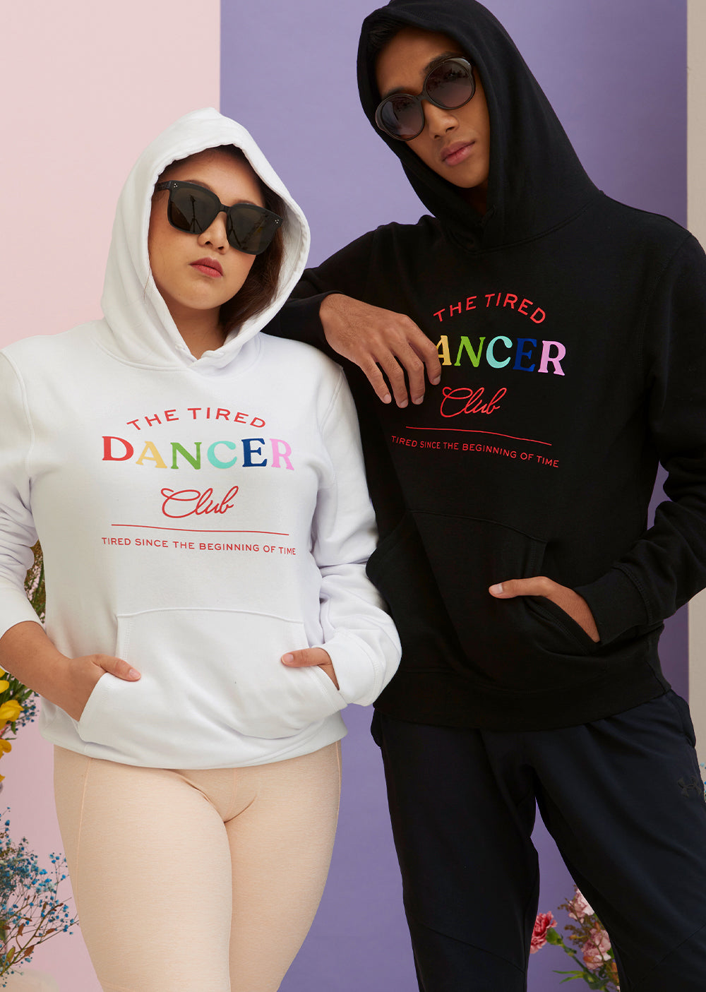 The Tired Dancer Club Hoodie (Unisex) - Cloud & Victory