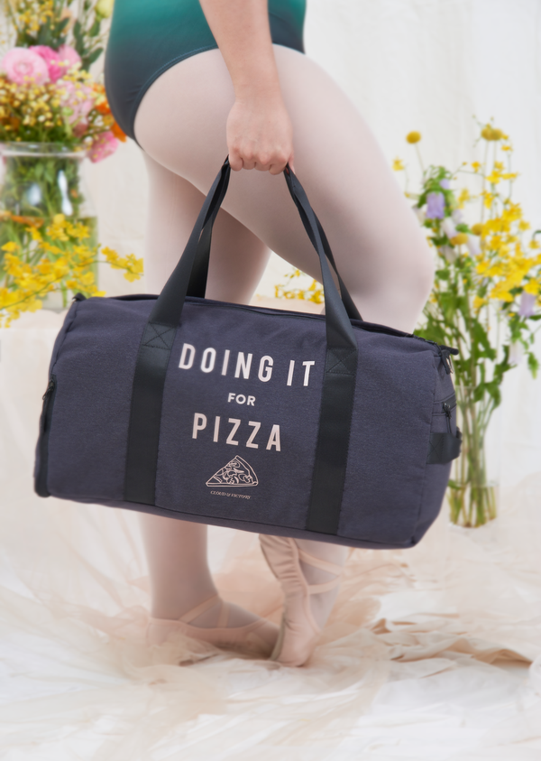 The Doing It For Pizza Dance Bag - Rose Gold - Cloud & Victory